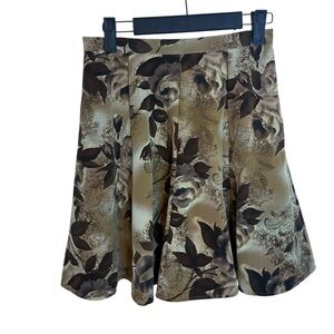 Nwt Star City Clothing Co Vintage Deadstock Brown Floral Flowy Y2K Skirt